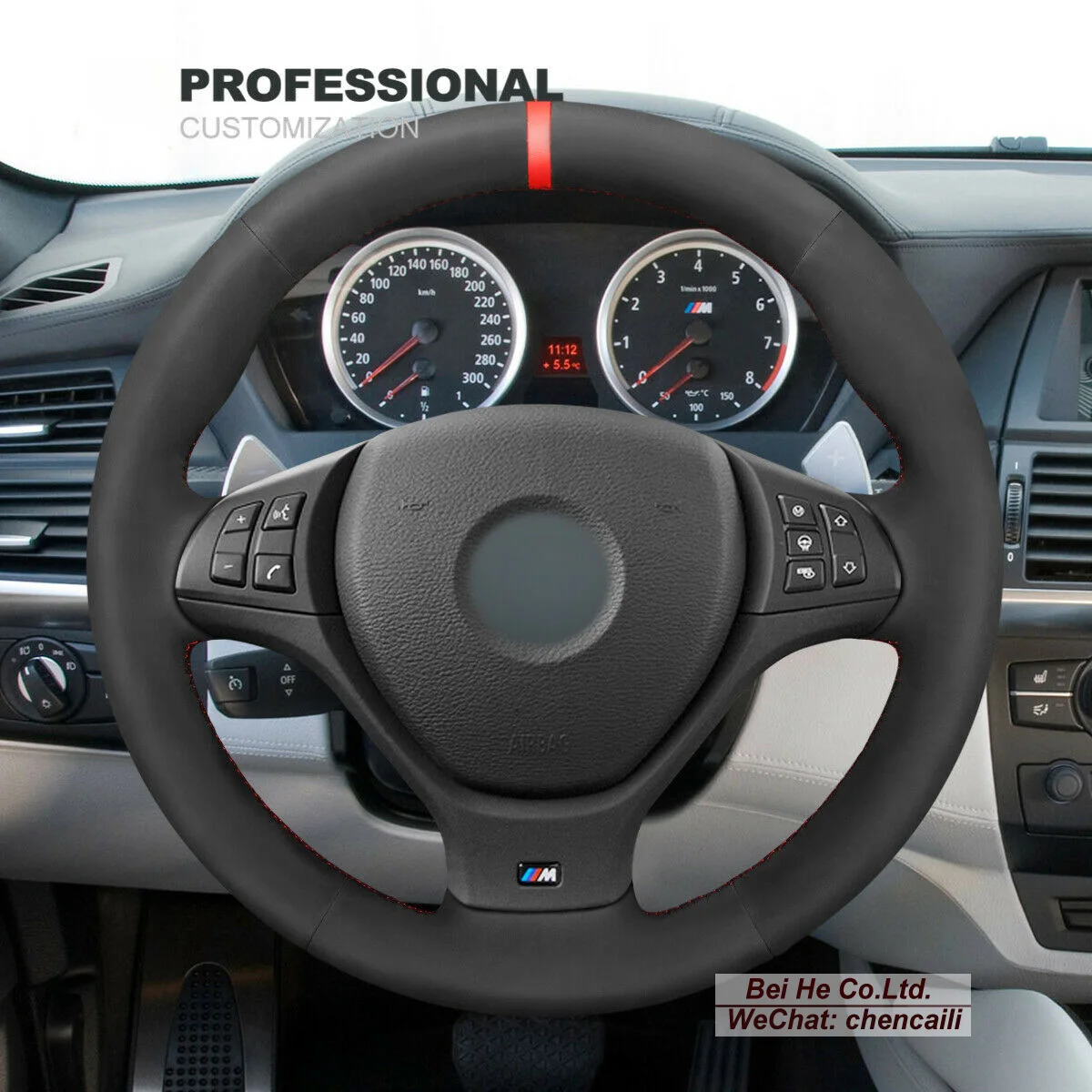 Hand Sew Non-slip Black Suede Car Steering Wheel Cover For BMW 3 Series F30 F34 F22 F23 F32 Interior Accessories
Hand Sew Non-slip Black Suede Car Steering Wheel Cover For BMW 3 Series F30 F34 F22 F23 F32 Interior Accessories