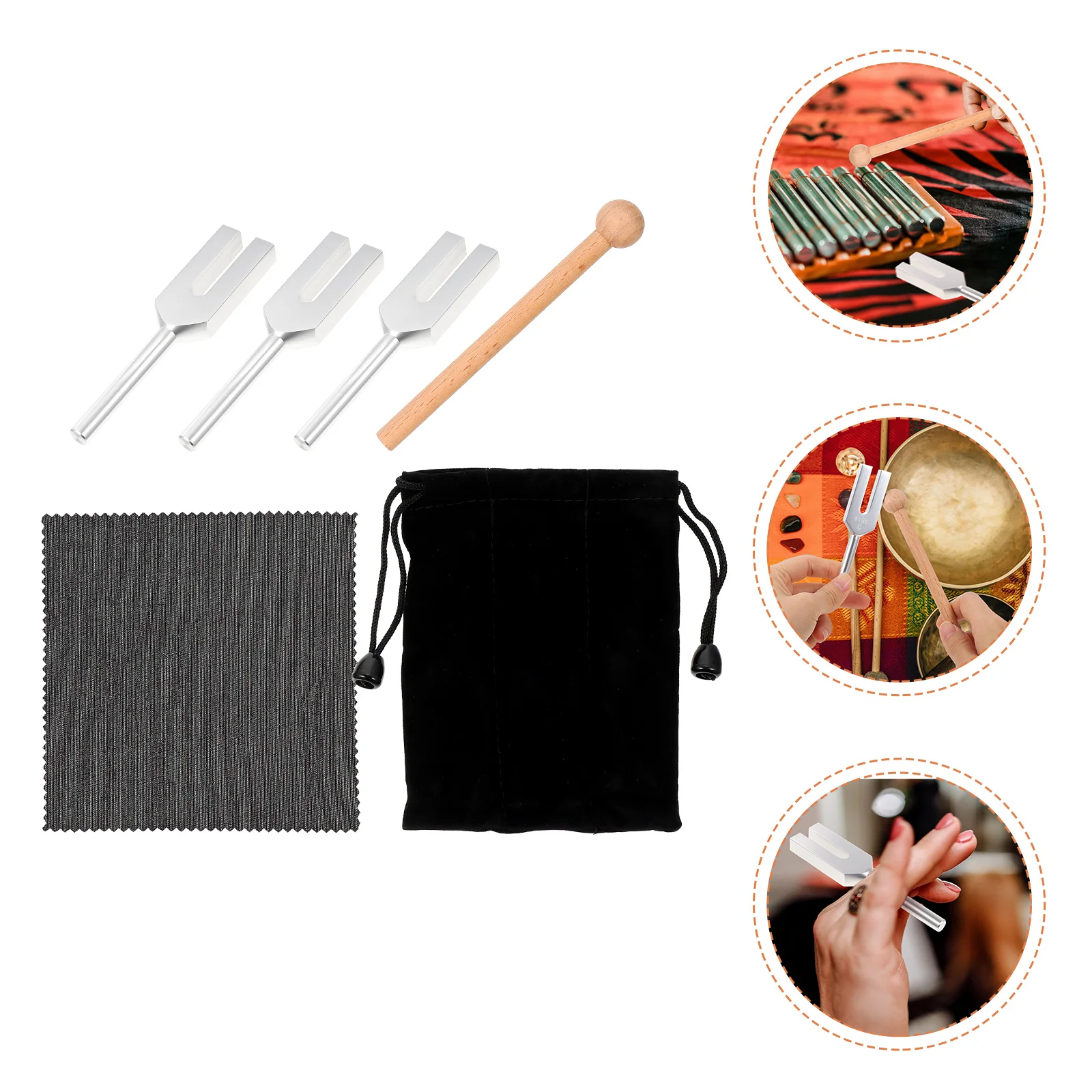 Tuning Fork Forks Instrument Musical Chakraaluminum Alloy Heal Metal Relieve Stresshammer Weighted Diagnostic Percussion Mallet
Tuning Fork Forks Instrument Musical Chakraaluminum Alloy Heal Metal Relieve Stresshammer Weighted Diagnostic Percussion Mallet