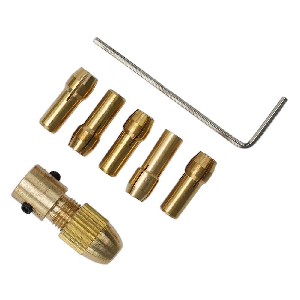 7Pcs/set Collet Brass Drill Chucks Adapter 2.35/3.17/4.05/5.05mm For Electric Motor Shaft Drill Bit Tool Drill Chuck Adapter
7Pcs/set Collet Brass Drill Chucks Adapter 2.35/3.17/4.05/5.05mm For Electric Motor Shaft Drill Bit Tool Drill Chuck Adapter