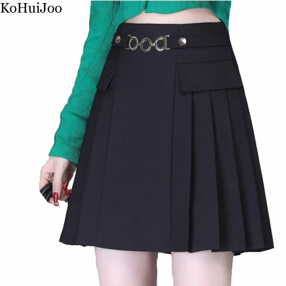 KoHuiJoo Pleated Skirt Solid Short 2022 Spring Summer New Patchwork Formal Woman A Line Skirt With Zipper Large Size M-4XL 
KoHuiJoo Pleated Skirt Solid Short 2022 Spring Summer New Patchwork Formal Woman A Line Skirt With Zipper Large Size M-4XL