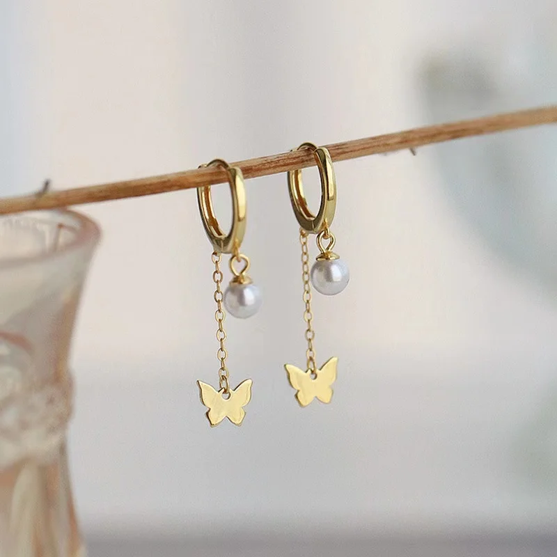 New 925 sterling silver zirconia Butterfly Tassel Earrings Glamorous Pearl Earrings Birthday Party Gifts For Women Fine Jewelry
New 925 sterling silver zirconia Butterfly Tassel Earrings Glamorous Pearl Earrings Birthday Party Gifts For Women Fine Jewelry