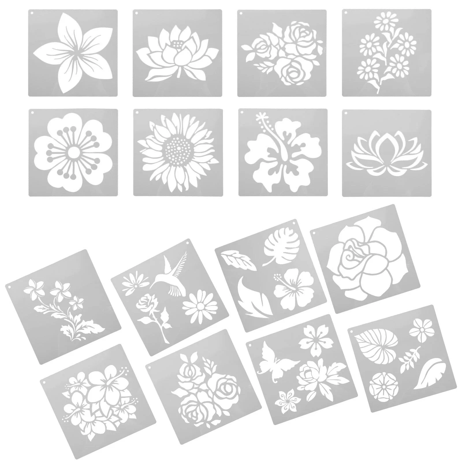16Pcs Flower Stencil Plants Stencils for Painting Walls Floral Suits Flower Plants Painting Stencils
16Pcs Flower Stencil Plants Stencils for Painting Walls Floral Suits Flower Plants Painting Stencils