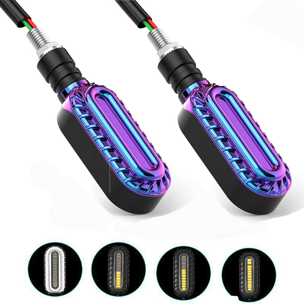 Cafe Race R Motorcycle Turn Signals Lights Amber Flashers LED Blinkers Flowing Water Lamp White DRL Universal Accessories
Cafe Race R Motorcycle Turn Signals Lights Amber Flashers LED Blinkers Flowing Water Lamp White DRL Universal Accessories
