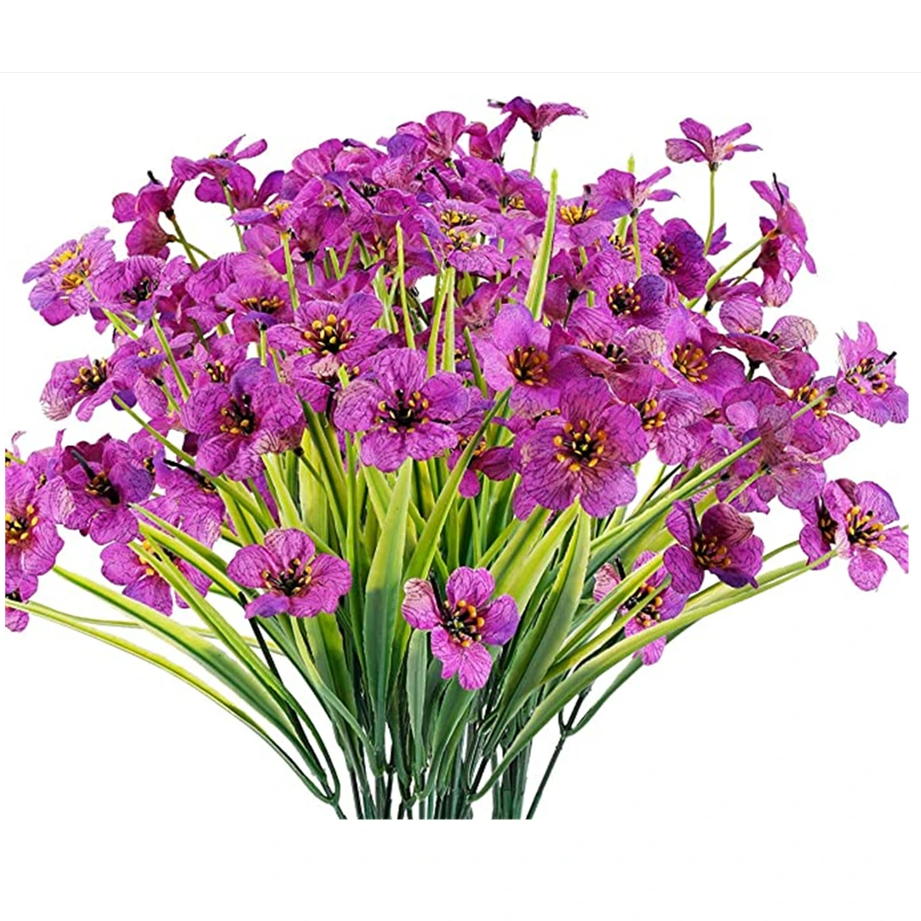 2pc Faux Flowers 13'' Artificial Violets Flowers Outdoor UV Resistant Fake Grass Bouquet for Patio Garden Kitchen Window Decore
2pc Faux Flowers 13'' Artificial Violets Flowers Outdoor UV Resistant Fake Grass Bouquet for Patio Garden Kitchen Window Decore