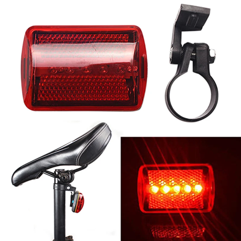 7 Modes Bicycle Tail Light Mountain Bike 5 LED Red Safety Warning Light MTB Road Bike Rear Light Tail Lamp Bicycle Accessories
7 Modes Bicycle Tail Light Mountain Bike 5 LED Red Safety Warning Light MTB Road Bike Rear Light Tail Lamp Bicycle Accessories