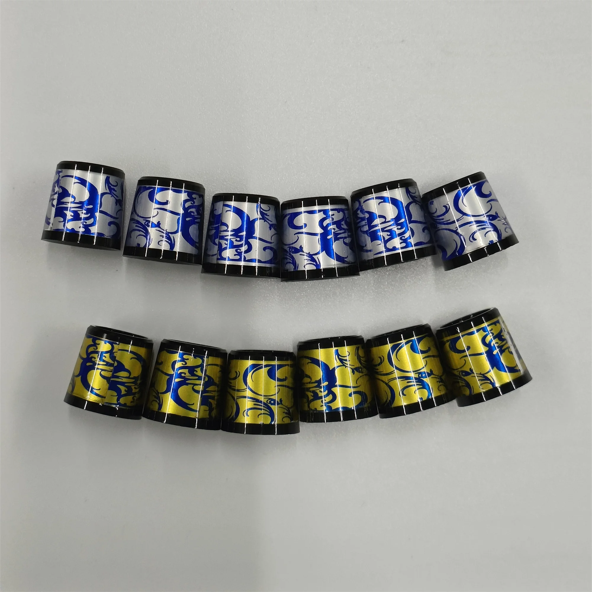FUJISTAR GOLF ferrules for iron, Blue/Golden, Auspicious clouds ferrules spec : inner * higher* outer size 9.3*14*13.9 mm
FUJISTAR GOLF ferrules for iron, Blue/Golden, Auspicious clouds ferrules spec : inner * higher* outer size 9.3*14*13.9 mm