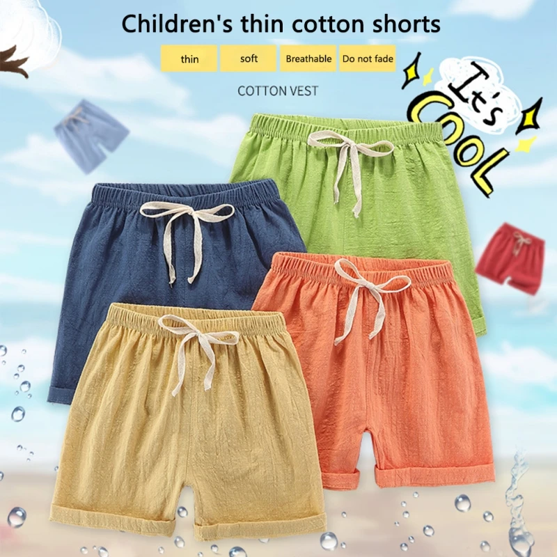 Summer Children's Sports Shorts Kids Boys Solid Color Elastic Waist Shorts Casual Toddler Clothing 2-7 Years Cloth
Summer Children's Sports Shorts Kids Boys Solid Color Elastic Waist Shorts Casual Toddler Clothing 2-7 Years Cloth