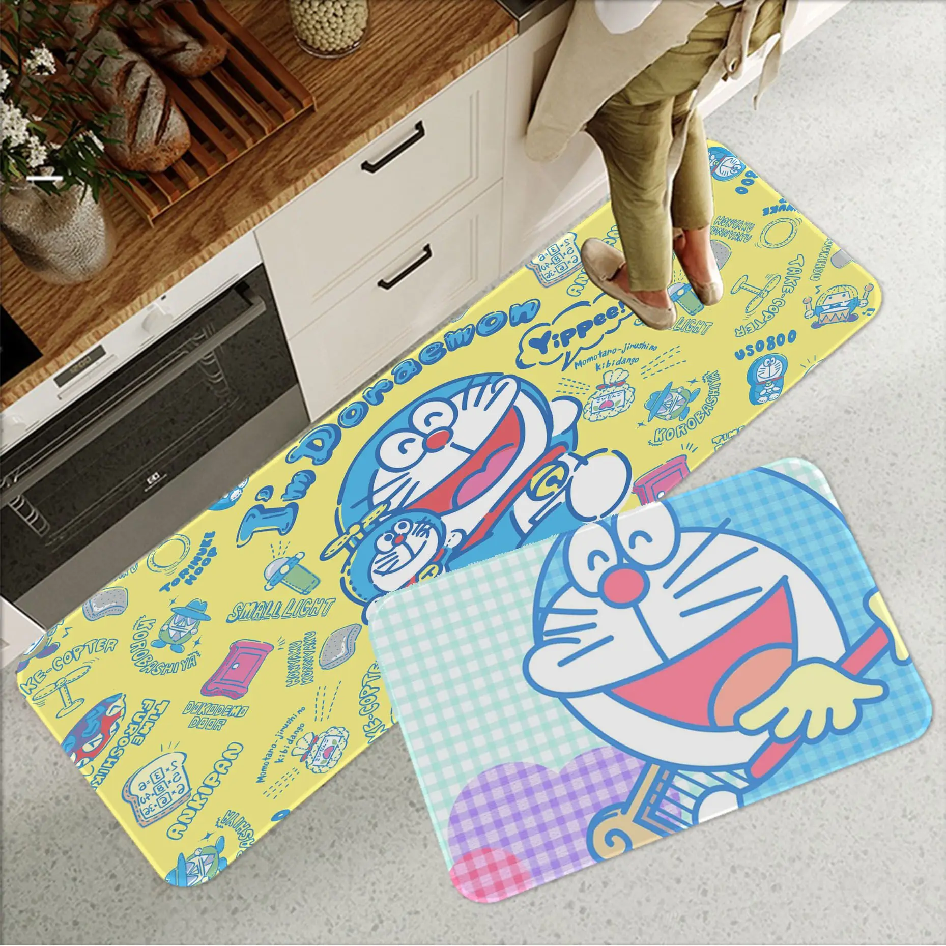 Cartoon Robot Cat Printing Flannel Floor Mat Home Entrance Bathroom Decoration Carpet Non-slip Room Kitchen Welcome Door Mat
Cartoon Robot Cat Printing Flannel Floor Mat Home Entrance Bathroom Decoration Carpet Non-slip Room Kitchen Welcome Door Mat