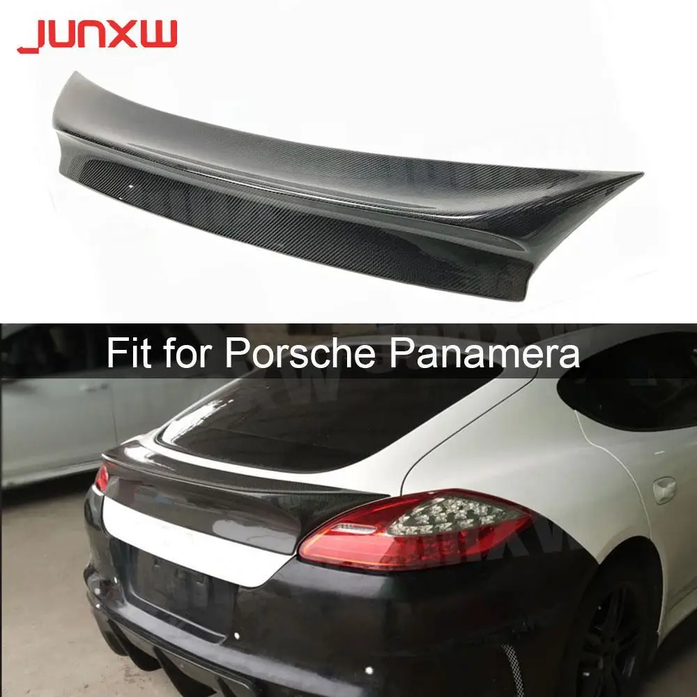 

Автомобильный задний спойлер из углеродного волокна, крылья спойлера ДЛЯ Porsche Panamera S 970,1 2009-2013 VRT, Стиль FRP, стикер для отделки багажника, Стайлинг автомобиля