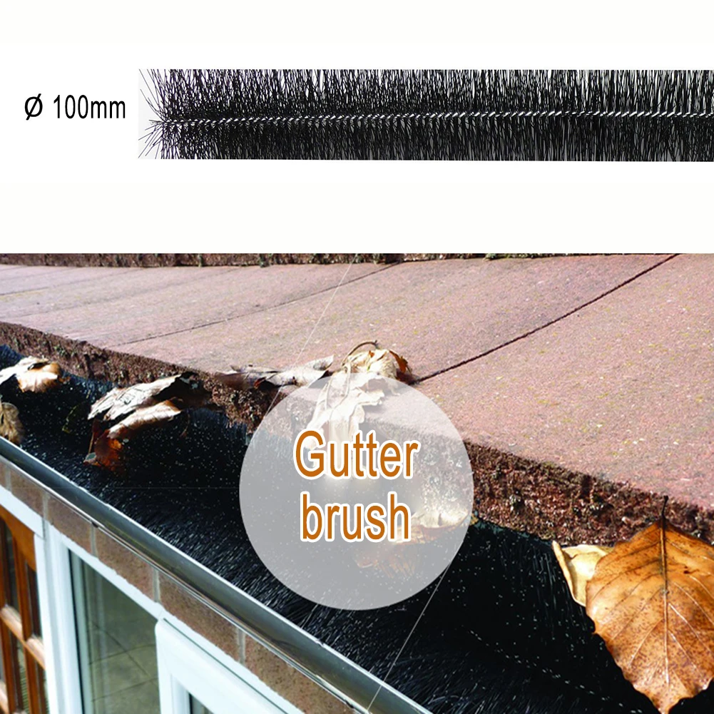 1pc 1.2 Meter Gutter Brush Diameter 100mm Leaf Protection Photovoltaic Protection Roof Brush PP Fiber Black Gutter Hardware
1pc 1.2 Meter Gutter Brush Diameter 100mm Leaf Protection Photovoltaic Protection Roof Brush PP Fiber Black Gutter Hardware