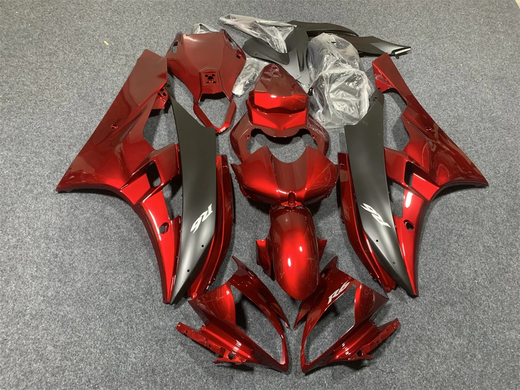 

New ABS JP Motorcycle Bike Fairings Kit Fit For YAMAHA YZF- R6 2006 2007 06 07 Bodywork Set Shell Custom Red