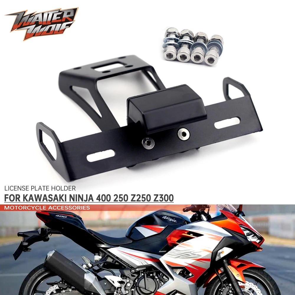 License Plate Holder For KAWASAKI NINJA 250 400 Z 300 Z250 Z300 2020-2022 Tail Tidy Fender Eliminator Motorcycle Accessories CNC
License Plate Holder For KAWASAKI NINJA 250 400 Z 300 Z250 Z300 2020-2022 Tail Tidy Fender Eliminator Motorcycle Accessories CNC