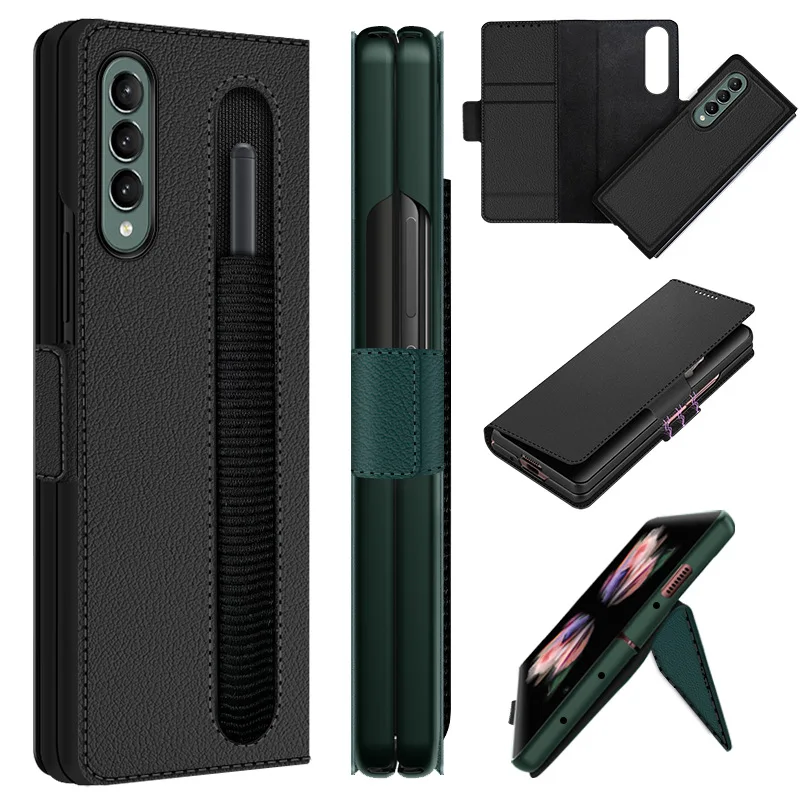 Применимо к чехлу для телефона Samsung Zfold3, кожаный флип-чехол со слотом для ручки, W22, складной кошелек, защитный чехол для ручки
Применимо к чехлу для телефона Samsung Zfold3, кожаный флип-чехол со слотом для ручки, W22, складной кошелек, защитный чехол для ручки