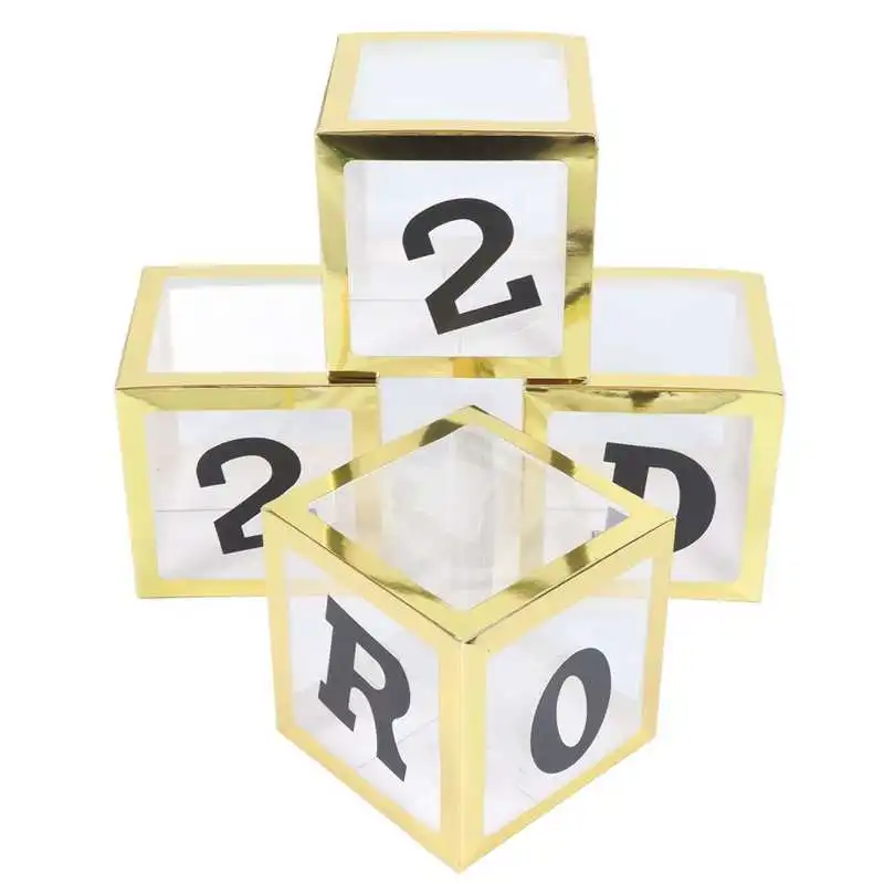 Balloon Box Transparent Gold Balloon Decoration Box for 2022 Graduation Party for Decoration 
Balloon Box Transparent Gold Balloon Decoration Box for 2022 Graduation Party for Decoration