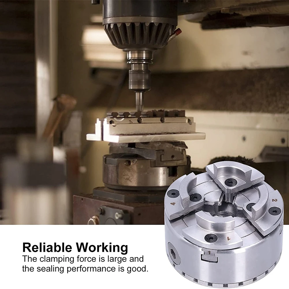 4 Jaw Lathe Chuck Woodworking Machine Tools 100mm Accessories H3/H8 Wrench M33 Thread Scroll Chuck Self Centering
4 Jaw Lathe Chuck Woodworking Machine Tools 100mm Accessories H3/H8 Wrench M33 Thread Scroll Chuck Self Centering
