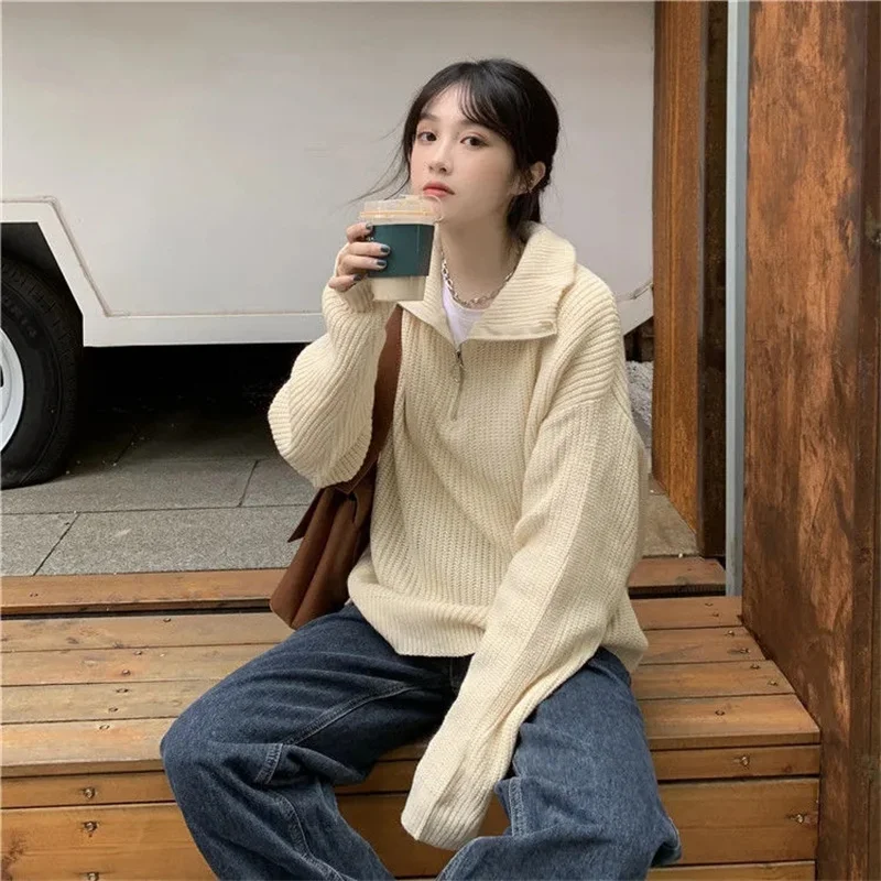 Retro Pullovers Tops Thick Warm Bottoming Sweater 2022 Spring Autumn Women Sweater Fashion Thick Warm High-neck
Retro Pullovers Tops Thick Warm Bottoming Sweater 2022 Spring Autumn Women Sweater Fashion Thick Warm High-neck