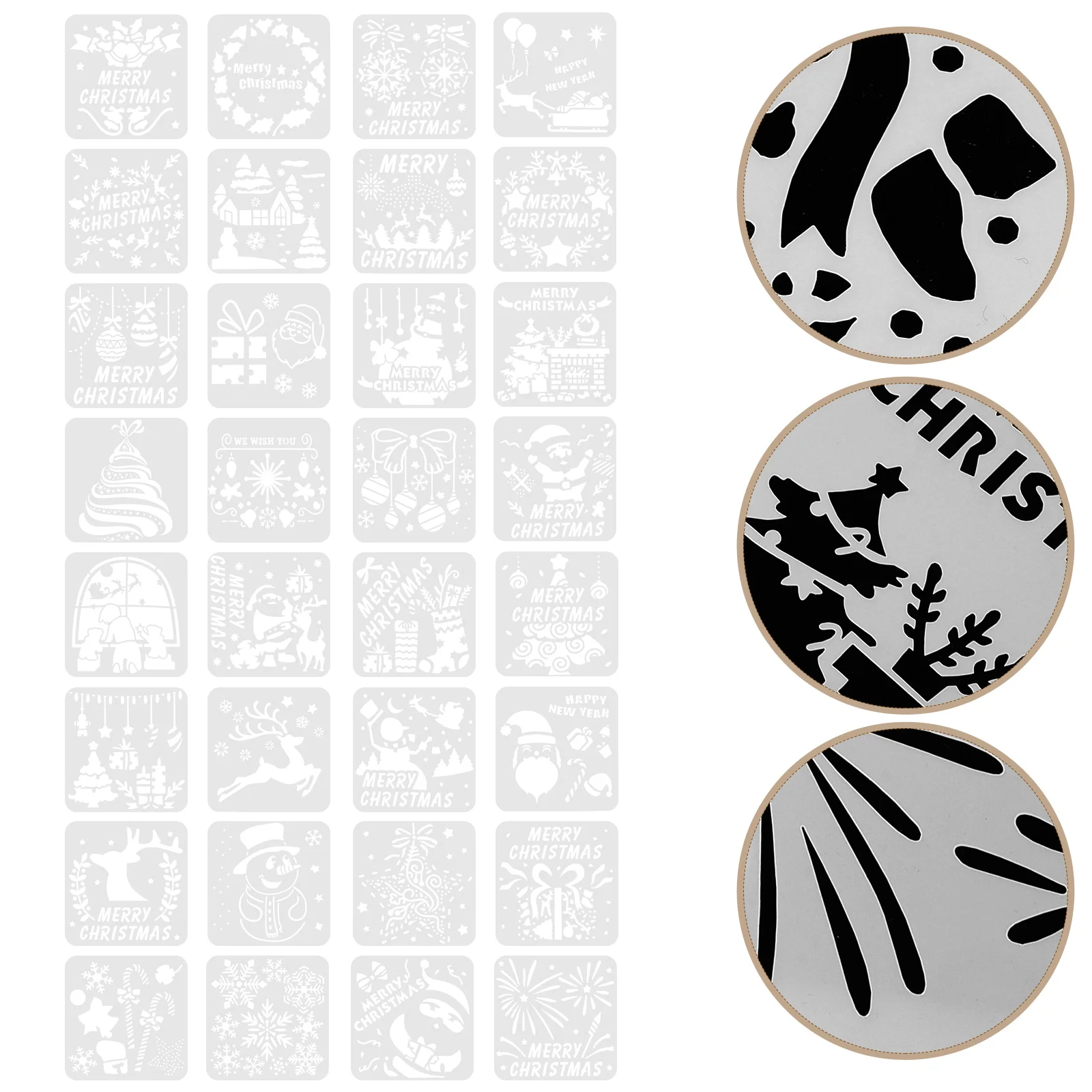 32 Pcs Stencils Journaling Paint Walls Tools Painting Wood Crafts Plastic Spray Decorative
32 Pcs Stencils Journaling Paint Walls Tools Painting Wood Crafts Plastic Spray Decorative