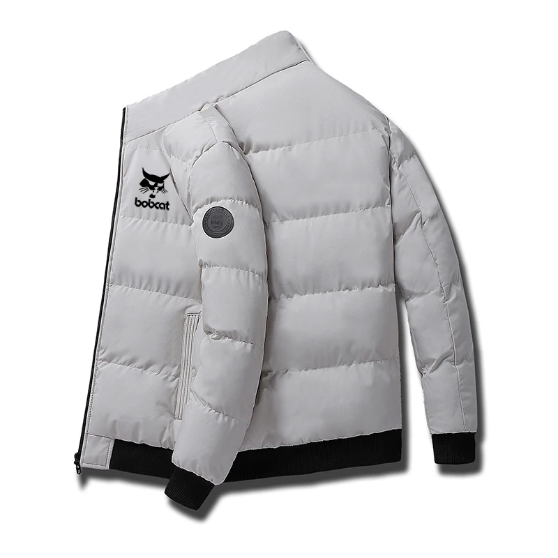 Thick Men Bobcat Logo New Warm Parka Jackets Winter Casual Men's Outwear Coats Solid Stand Collar Male Cotton Padded Down Jacket
Thick Men Bobcat Logo New Warm Parka Jackets Winter Casual Men's Outwear Coats Solid Stand Collar Male Cotton Padded Down Jacket
