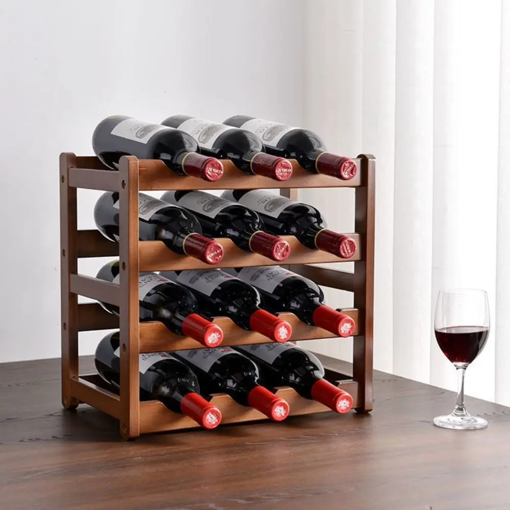 Three Layers Retro Wood Wine Bottle Holder High Quality Bar Whisky Showing Display Rack Assembled Convenient Champagne Holder
Three Layers Retro Wood Wine Bottle Holder High Quality Bar Whisky Showing Display Rack Assembled Convenient Champagne Holder