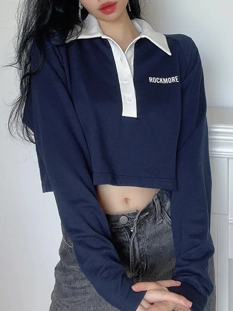 Sexy Cropped Letter Print Sweatshirt Women Korean Fashion Embroidery Long Sleeve Pullovers Sweet Preppy Style Casual Tops
Sexy Cropped Letter Print Sweatshirt Women Korean Fashion Embroidery Long Sleeve Pullovers Sweet Preppy Style Casual Tops