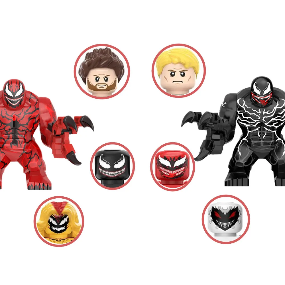 Disney marvels Movie Venom Carnage Figures Eddie Brock Kasady Super Hero Building Blocks Figures Bricks Toys Kid Gift
Disney marvels Movie Venom Carnage Figures Eddie Brock Kasady Super Hero Building Blocks Figures Bricks Toys Kid Gift