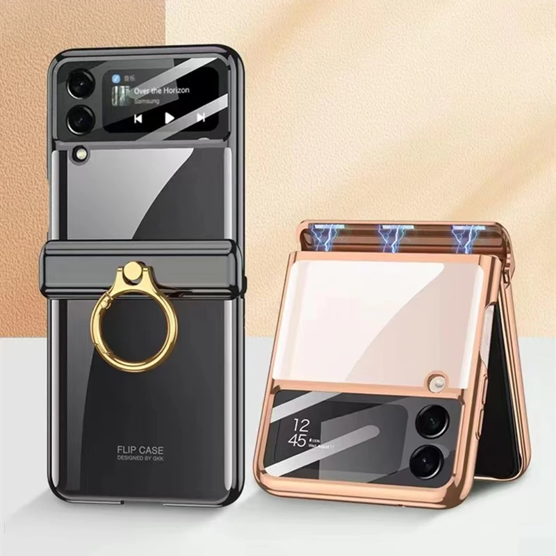 Plating transparent Case for Samsung Galaxy Z Flip 4 5G Magnetic Hinge Full Protection Cover Camera Glass Hard Plastic Case
Plating transparent Case for Samsung Galaxy Z Flip 4 5G Magnetic Hinge Full Protection Cover Camera Glass Hard Plastic Case