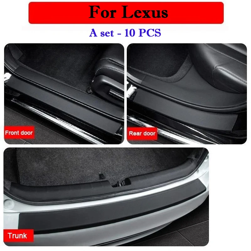 Для Lexus NX RX ES200 ES300h автомобильная пороговая полоса, защитная наклейка на дверь багажника, авто интерьерная противогрязная устойчивая к царапинам пленка
Для Lexus NX RX ES200 ES300h автомобильная пороговая полоса, защитная наклейка на дверь багажника, авто интерьерная противогрязная устойчивая к царапинам пленка