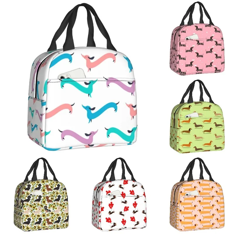 Изолированная обеденная сумка для любителей сосисок и собак, для кемпинга, путешествий, Такса, водонепроницаемый охладитель, термальная коробка для бенто для женщин и детей 
Изолированная обеденная сумка для любителей сосисок и собак, для кемпинга, путешествий, Такса, водонепроницаемый охладитель, термальная коробка для бенто для женщин и детей