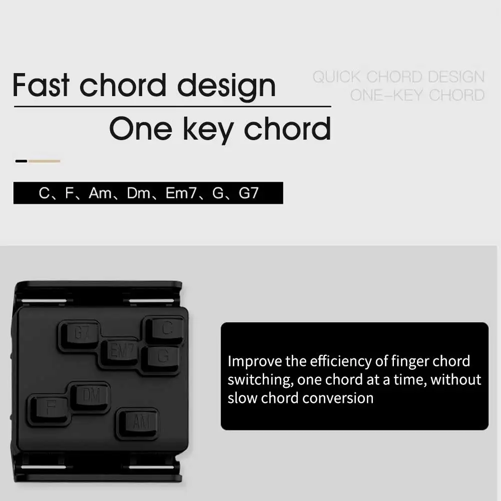 Assistant Buddy Ukulele Chord Trainer Musical Universal Learning System Ergonomic Design Practrice Aid High Strength Beginner
Assistant Buddy Ukulele Chord Trainer Musical Universal Learning System Ergonomic Design Practrice Aid High Strength Beginner