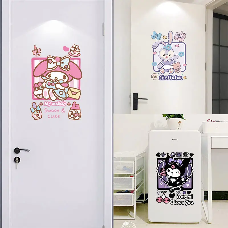 Sanrio Mymelody Kuromiroom Cinnamoroll Kawaii Декор для комнаты креативные наклейки для детской спальни Мультяшные милые дверные наклейки
Sanrio Mymelody Kuromiroom Cinnamoroll Kawaii Декор для комнаты креативные наклейки для детской спальни Мультяшные милые дверные наклейки