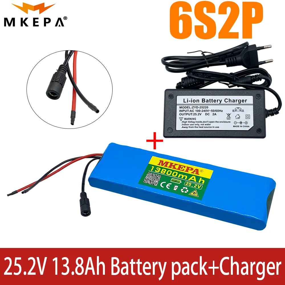 Литий-ионный аккумулятор 6s2p 24V 13,8 ah 18650, 25,2 v 13800mAh, с BMS и зарядным устройством
Литий-ионный аккумулятор 6s2p 24V 13,8 ah 18650, 25,2 v 13800mAh, с BMS и зарядным устройством