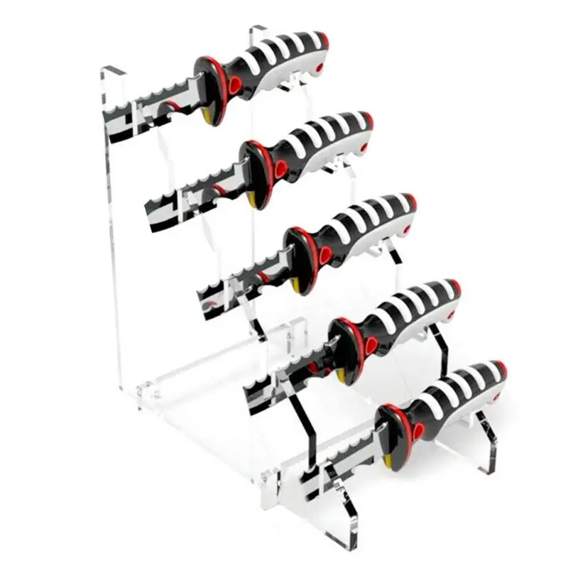 Acrylic Knives Display Stand Acrylic Knives Display Rack Stand 5 Slots To Display 5 Collectible Knives Stair Style Transparent
Acrylic Knives Display Stand Acrylic Knives Display Rack Stand 5 Slots To Display 5 Collectible Knives Stair Style Transparent