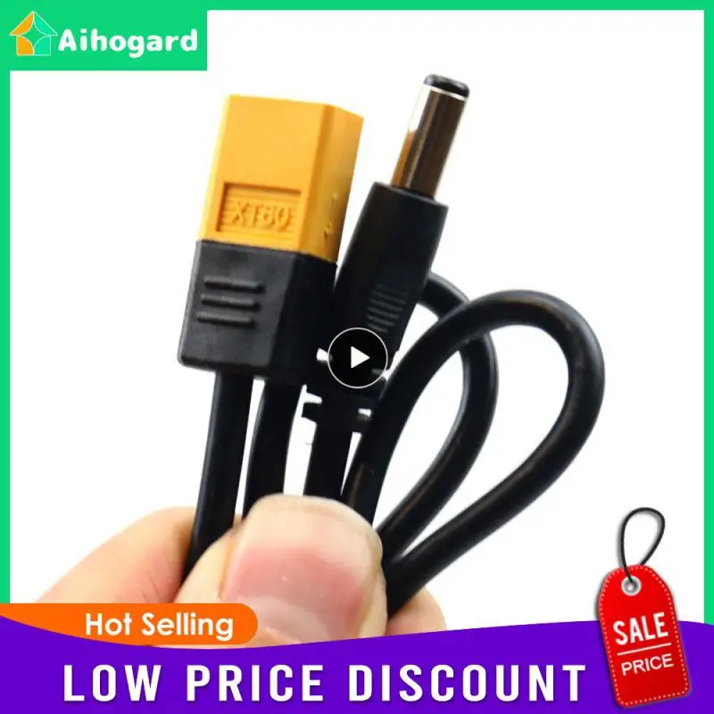 25g Adapter Cable Portable Easy To Use Xt60 Male Bullet Connector Wire & Instruments 5.5x2.5mm Adapter High Quality Black
25g Adapter Cable Portable Easy To Use Xt60 Male Bullet Connector Wire & Instruments 5.5x2.5mm Adapter High Quality Black