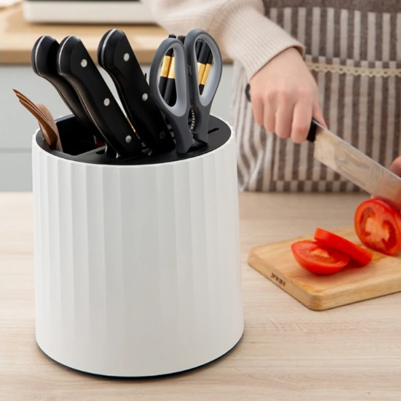 Rotary Knife Rack Rack Multi-function Countertop Rack Household Kitchen Knife Chopsticks Cage Integrated Storage Rack
Rotary Knife Rack Rack Multi-function Countertop Rack Household Kitchen Knife Chopsticks Cage Integrated Storage Rack