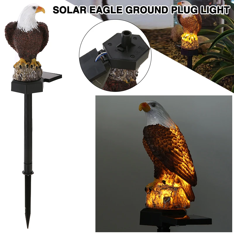Solar Eagle Statue Lawn Lamp Outdoor Garden Stake Light Waterproof Lawn Ground Plug Light Lawn Ornament Stake Handicraft
Solar Eagle Statue Lawn Lamp Outdoor Garden Stake Light Waterproof Lawn Ground Plug Light Lawn Ornament Stake Handicraft