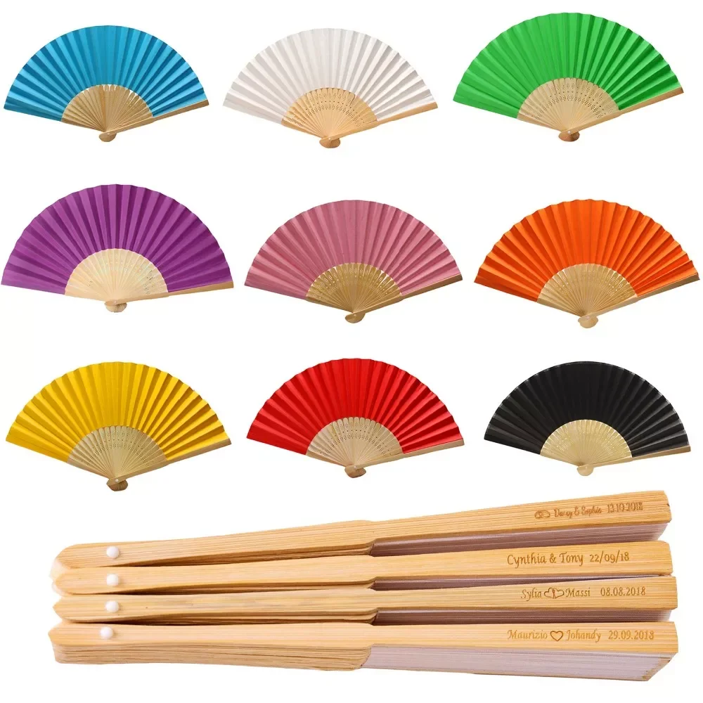 50Pcs Personalized Folding Paper Hand Fan Fold Vintage Paper Fans Wedding Party Favors Baby Shower Gift Wedding decoration fan
50Pcs Personalized Folding Paper Hand Fan Fold Vintage Paper Fans Wedding Party Favors Baby Shower Gift Wedding decoration fan