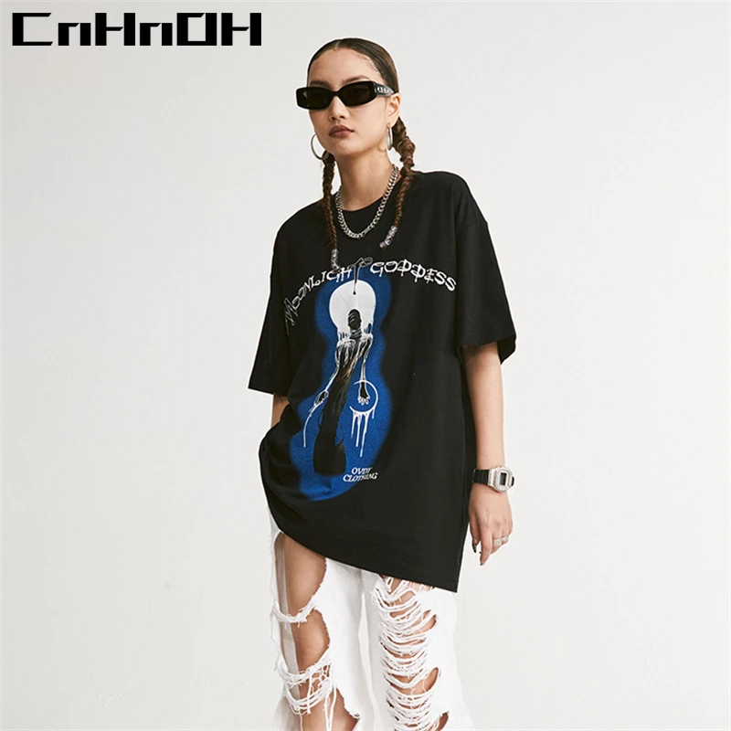 CnHnOH New Arrival Teeshirt Homme Instagram Men's T-shirts Oversized Top Unisex Clothing Tee Shirt Moonlight Goddess B011 
CnHnOH New Arrival Teeshirt Homme Instagram Men's T-shirts Oversized Top Unisex Clothing Tee Shirt Moonlight Goddess B011