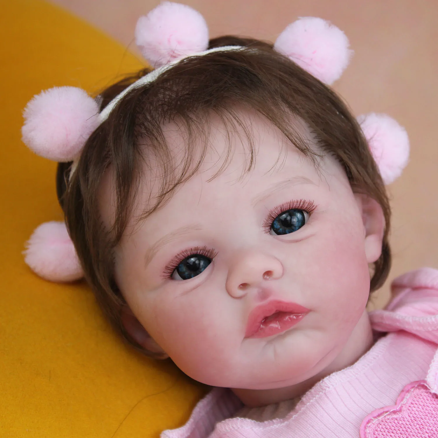 3D Marble Texture Skin Visible Veins 45 CM Cloth Body Soft Silicone Reborn Baby Doll Toy For Girl Art Bebe Child Dress Up Boneca
3D Marble Texture Skin Visible Veins 45 CM Cloth Body Soft Silicone Reborn Baby Doll Toy For Girl Art Bebe Child Dress Up Boneca