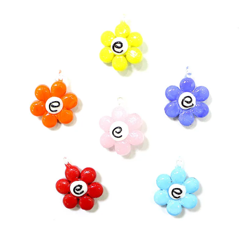 6pcs Custom Handmade Glass Flower Pendant Cute Fashion Charms DIY Women Jewelry for Necklace Bracelet Earring Making Accessories
6pcs Custom Handmade Glass Flower Pendant Cute Fashion Charms DIY Women Jewelry for Necklace Bracelet Earring Making Accessories