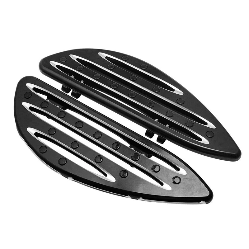 

Driver Stretched Floorboards Foot Boards For Touring Softail Dyna Fatboy Replacement Accessories
