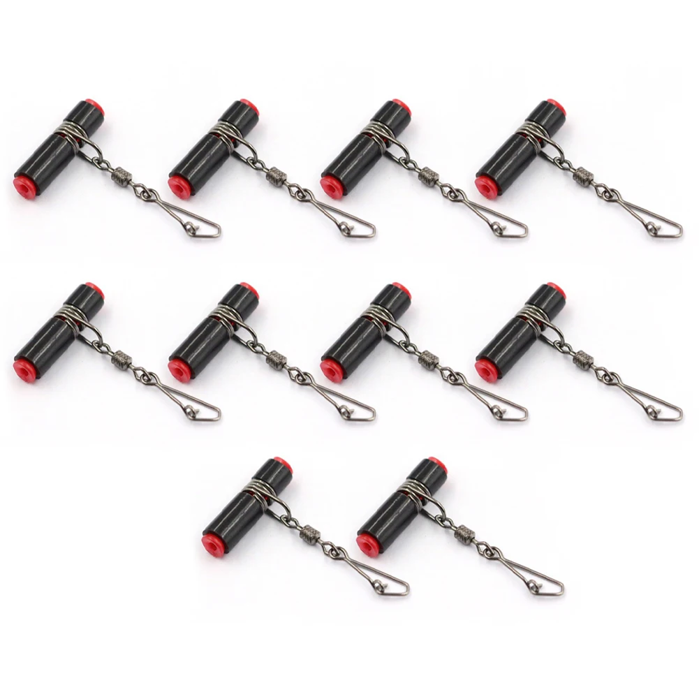 10PCS Saltwater Fishing Black Balance Plastic Head Round Eye Swivel With Quick Pin Hook Bracket Fishing Line Sinker Slide
10PCS Saltwater Fishing Black Balance Plastic Head Round Eye Swivel With Quick Pin Hook Bracket Fishing Line Sinker Slide