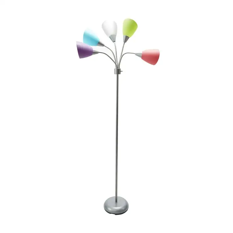 Light Floor Lamp, Silver Color with Multi Color Shades Made of Metal Room decor Wall decoration Nordic floor lamp Led stand Nigh
Light Floor Lamp, Silver Color with Multi Color Shades Made of Metal Room decor Wall decoration Nordic floor lamp Led stand Nigh