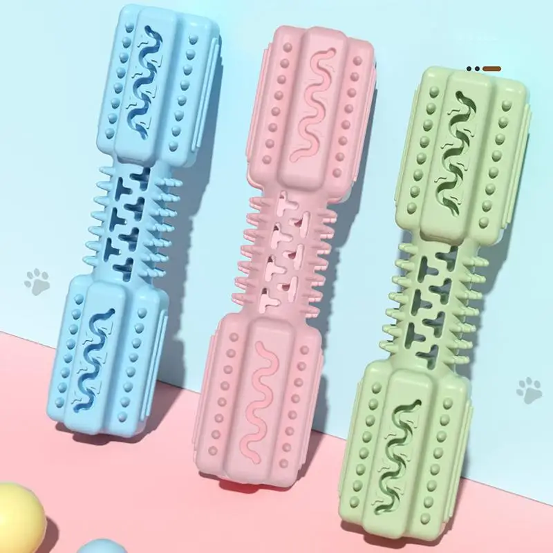 Dog Chew Toy Bone-Shaped Puppies Teething Chew Toys Durable Toothbrush Bite Resistant Teeth Cleaning Toy Puppy Dog Supplies
Dog Chew Toy Bone-Shaped Puppies Teething Chew Toys Durable Toothbrush Bite Resistant Teeth Cleaning Toy Puppy Dog Supplies