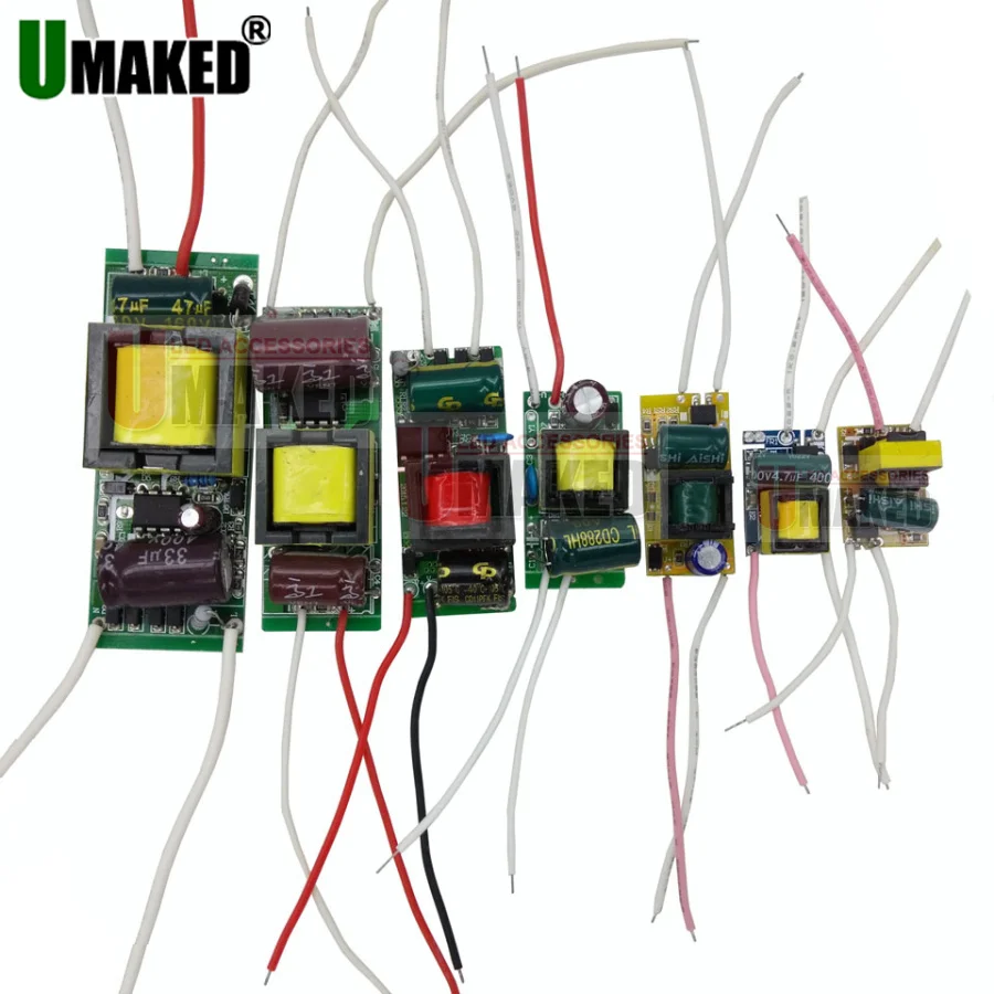 2Pcs 1-36W LED Driver Input AC85-265V Power Supply Built-in Constant Current 300mA Lighting Transformers for LED Blub Lamps DIY
2Pcs 1-36W LED Driver Input AC85-265V Power Supply Built-in Constant Current 300mA Lighting Transformers for LED Blub Lamps DIY