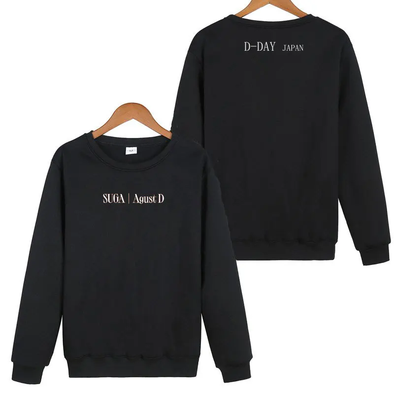 Kpop 90s Girls Boy Letter Agust-d D-day Pullover Y2k Gothic Couple Harajuku Women Man Funny Chic Solid Hoodie
Kpop 90s Girls Boy Letter Agust-d D-day Pullover Y2k Gothic Couple Harajuku Women Man Funny Chic Solid Hoodie