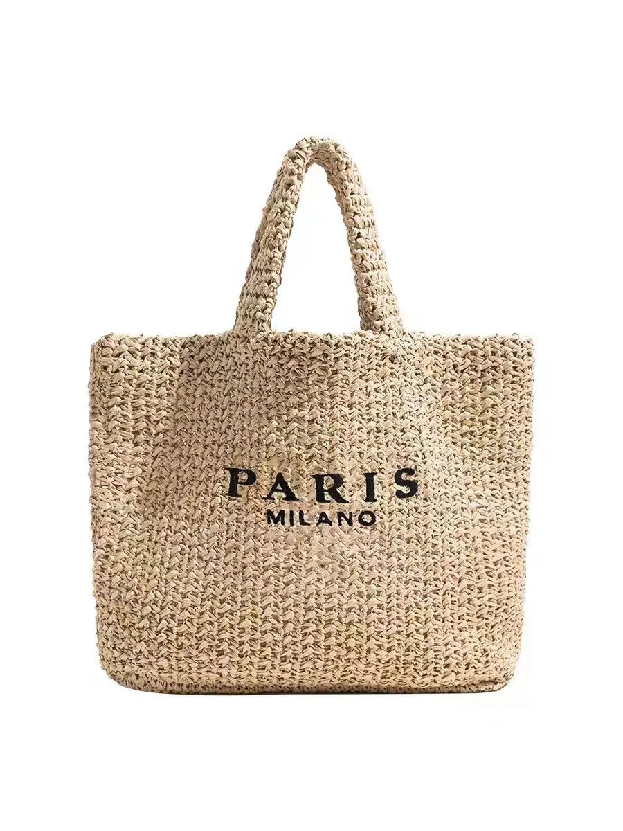 High-quality ladies large-capacity hollowed-out handmade tote bag holiday beach bag
High-quality ladies large-capacity hollowed-out handmade tote bag holiday beach bag