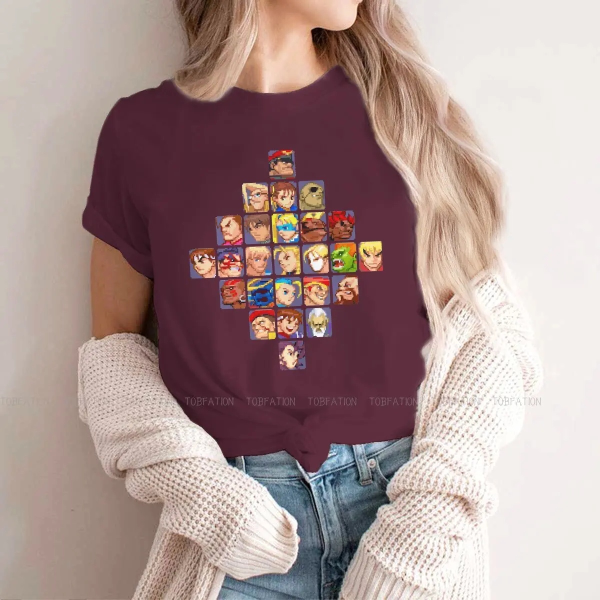 Arcade Game Fun Little Game KOF TShirt for Woman Girl Player Basic Casual Tee T Shirt Novelty New Design Loose 4XL
Arcade Game Fun Little Game KOF TShirt for Woman Girl Player Basic Casual Tee T Shirt Novelty New Design Loose 4XL