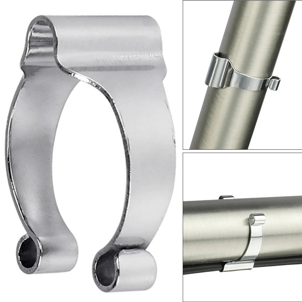 Brake Hose Guide Cable Clips Clamp Retro Cars Silver Steel 32x16mm Bike Frame Clips Cable Holder Fix Brake Wire
Brake Hose Guide Cable Clips Clamp Retro Cars Silver Steel 32x16mm Bike Frame Clips Cable Holder Fix Brake Wire