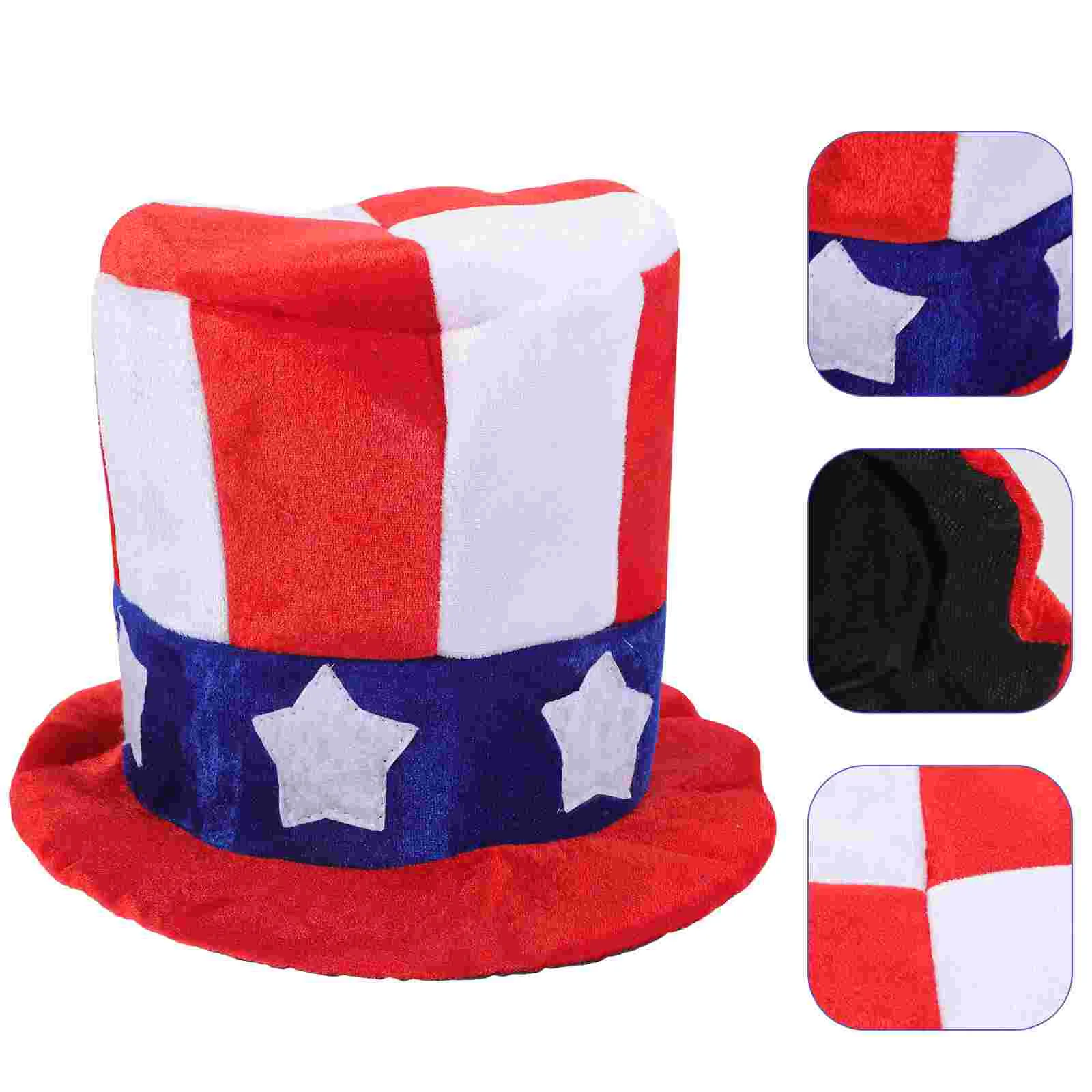 Independence Day Hat Fourth July Funny Hats Make Accessories 4th American Patriotic Mens Bow Tie Usa- Glitter 
Independence Day Hat Fourth July Funny Hats Make Accessories 4th American Patriotic Mens Bow Tie Usa- Glitter