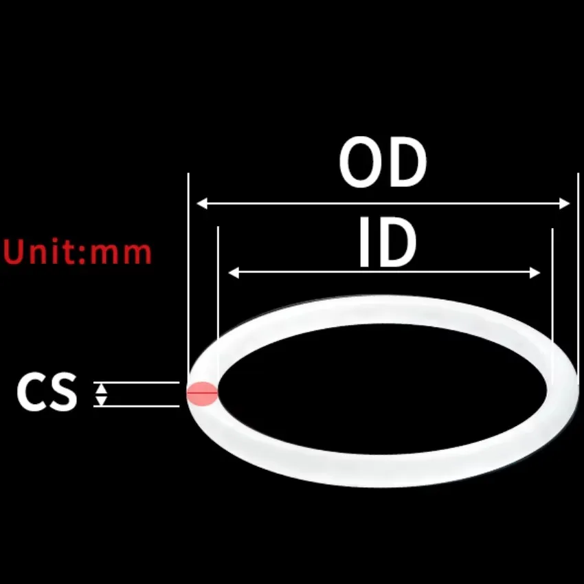 Силиконовые уплотнительные кольца CS 1.9/2.2/2.4 мм
Силиконовые уплотнительные кольца CS 1.9/2.2/2.4 мм